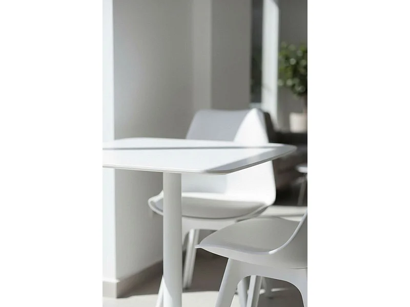 Estilo Nórdico - Mesa Sunset 80 cm - Blanco