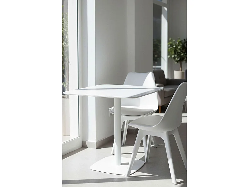 Estilo Nórdico - Mesa Sunset 80 cm - Blanco