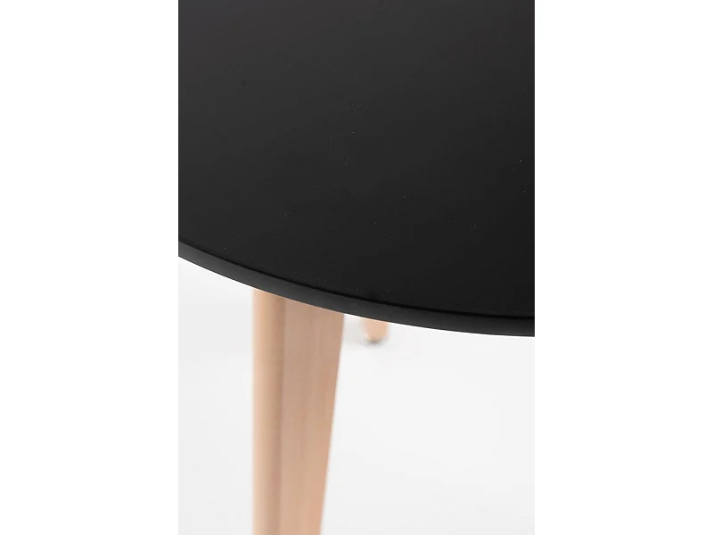 Estilo Nórdico - Mesa Synk Redonda 80 cm - Negro