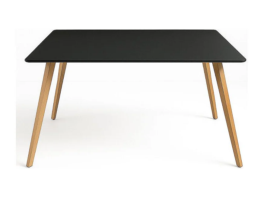 Estilo Nórdico - Mesa Synk Rectangular 120 x 80 cm - Negro