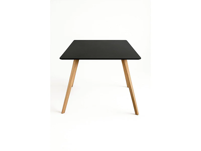 Estilo Nórdico - Mesa Synk Rectangular 120 x 80 cm - Negro