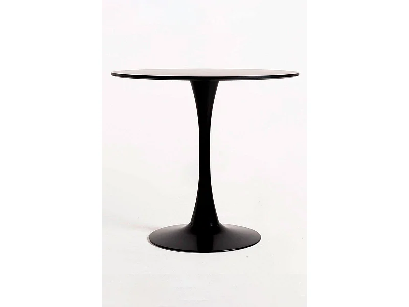 Estilo Nórdico - Mesa Kolio 80 cm - Negro