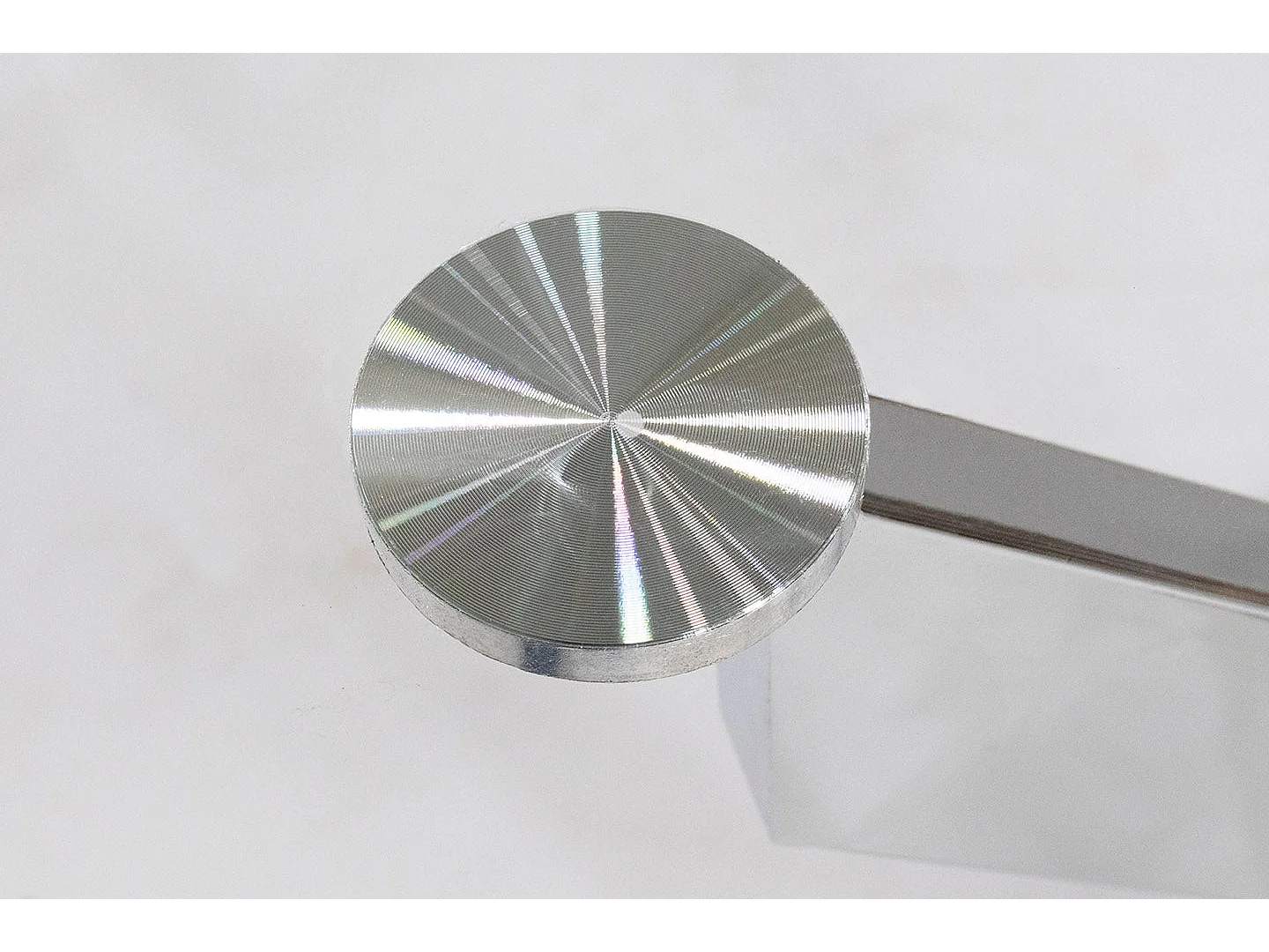 Mesa Redonda de Cristal Templado 120cm DT. Comedor o Cocina, Cambria