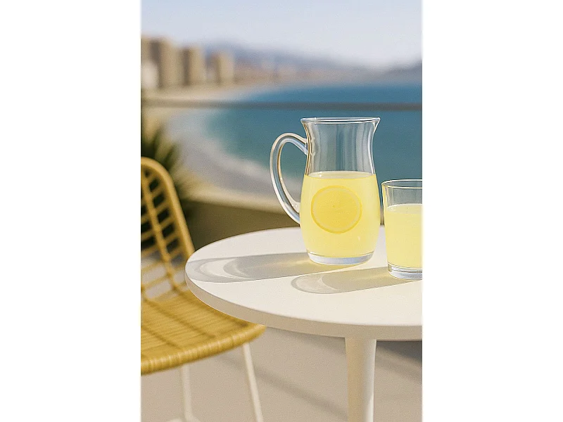 Estilo Nórdico - Mesa Kolio Alta 60 cm - Blanco