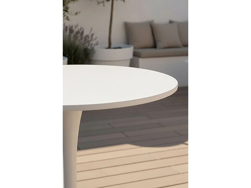 Estilo Nórdico - Mesa Kolio Alta 60 cm - Blanco