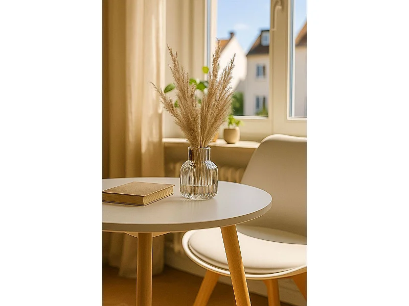 Estilo Nórdico - Mesa Synk Redonda 60 cm - Blanco