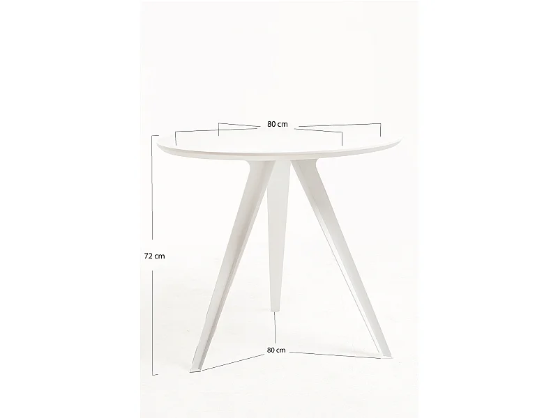 Estilo Nórdico - Mesa Synk Force Total - Blanco