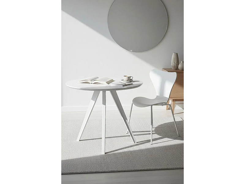 Estilo Nórdico - Mesa Synk Force Total 80 cm - Blanco