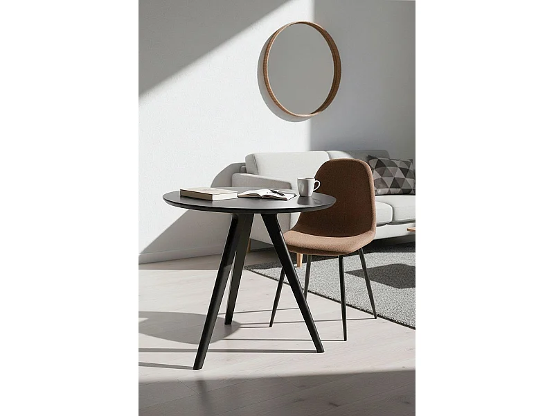 Estilo Nórdico - Mesa Synk Force Total 80 cm - Negro