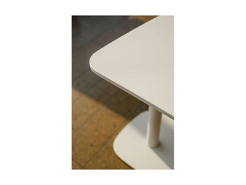 Estilo Nórdico - Mesa Sunset 60 cm - Blanco