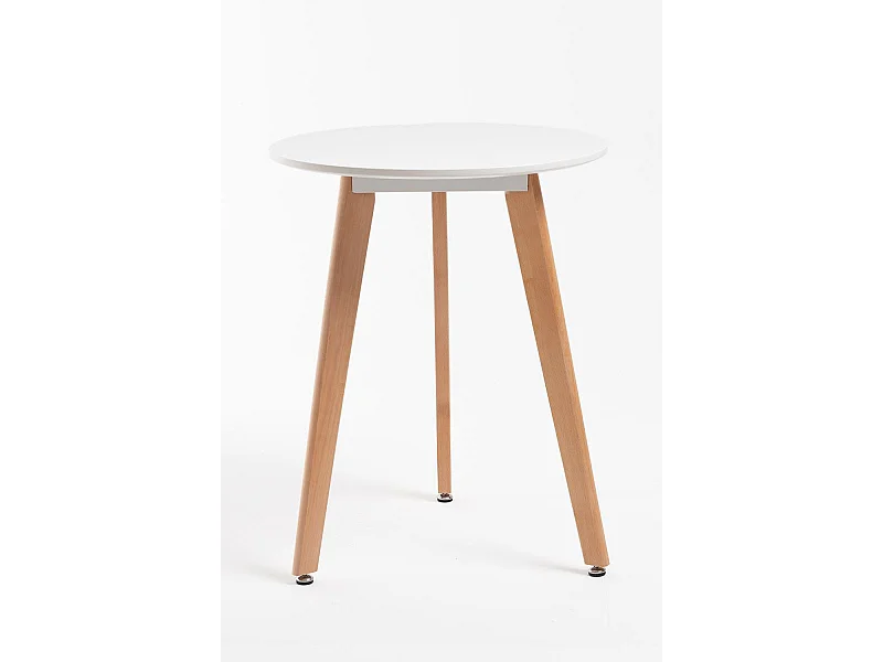 Estilo Nórdico - Mesa Synk Redonda 80 cm - Blanco