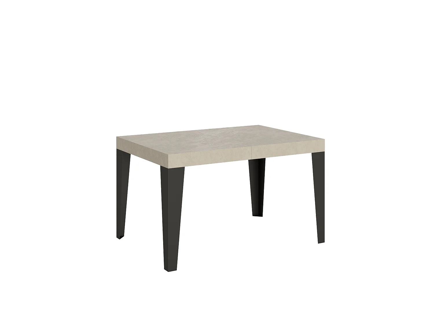 Udtræksbord 140/400x90 cm Flame cashmere antracit ben