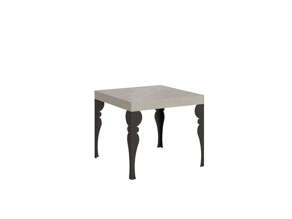 Ausziehtisch 90/246x90 cm Paxon Kaschmir Tischbeine Anthrazit