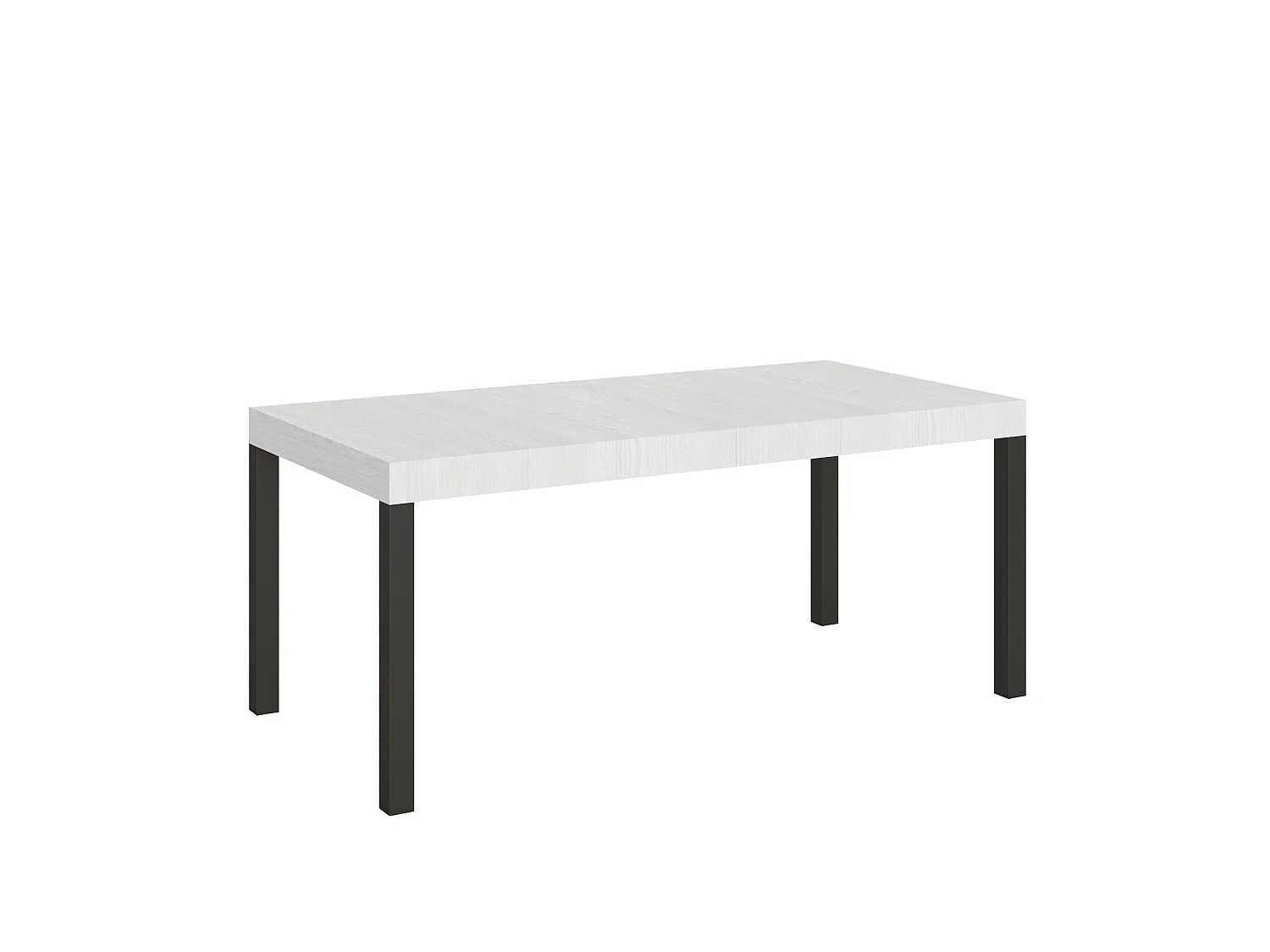 Ausziehtisch 200/304x90 cm Everyday Esche weiß Tischbeine Anthrazit