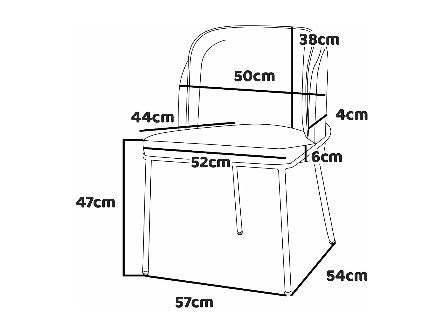 Thun Boucle - Coppia di poltroncine di design in metallo, seduta in tessuto bouclé e schienale in letherette