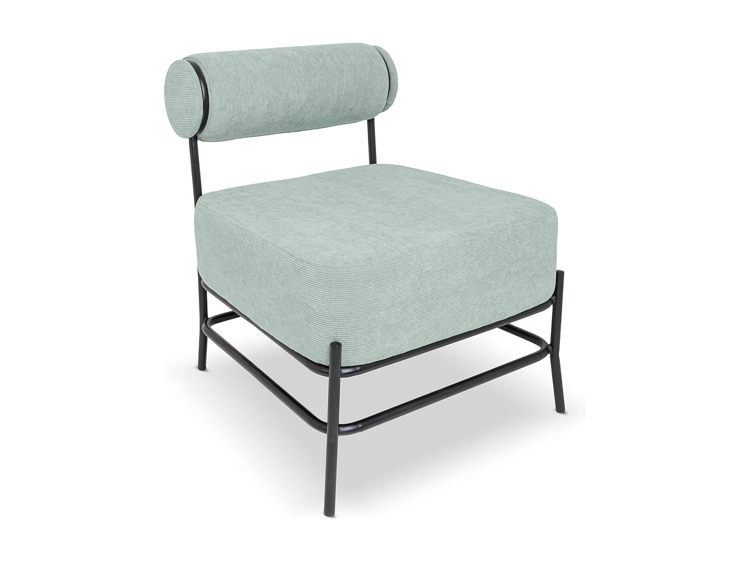 Nara - Poltrona de design em metal e veludo a custo