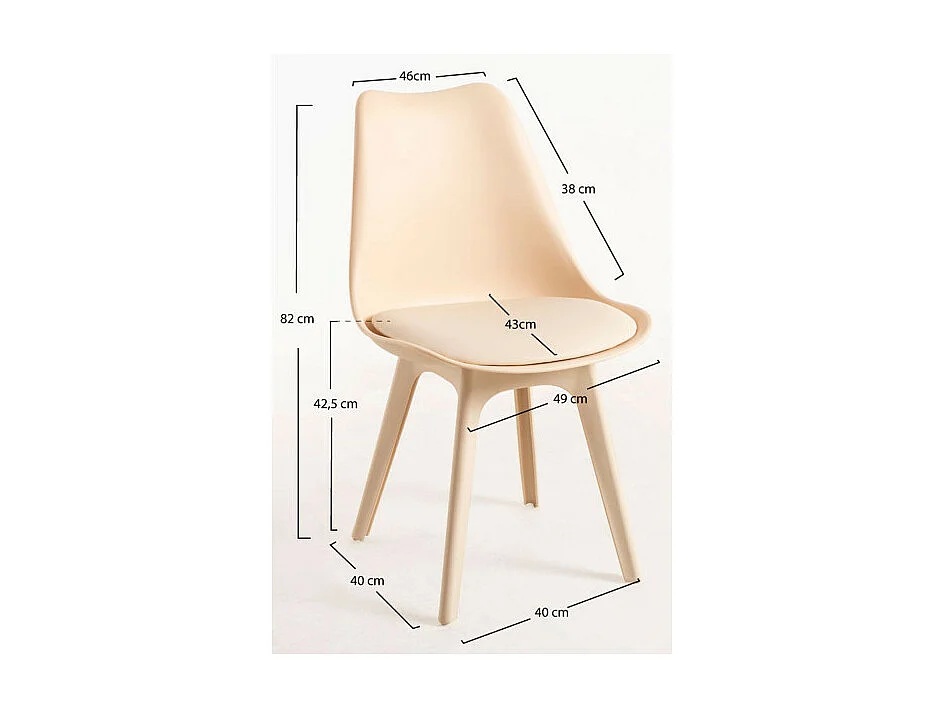 Silla Synk Suprym - Beige