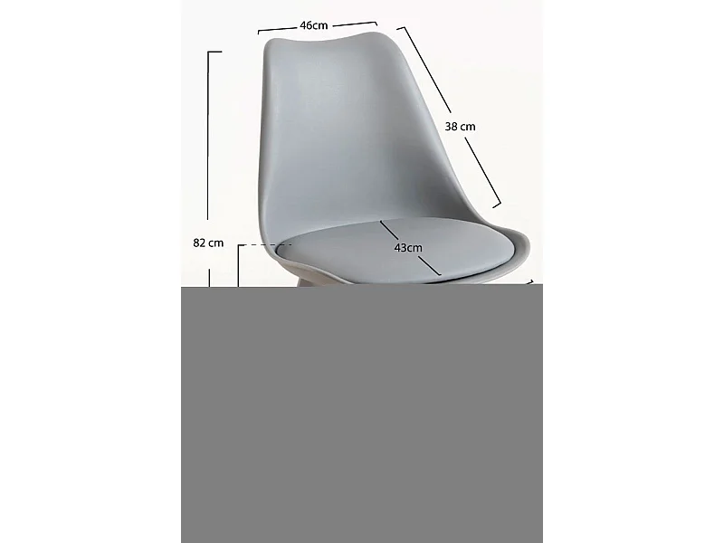 Sillas Jardín - Silla Synk Suprym - Gris claro