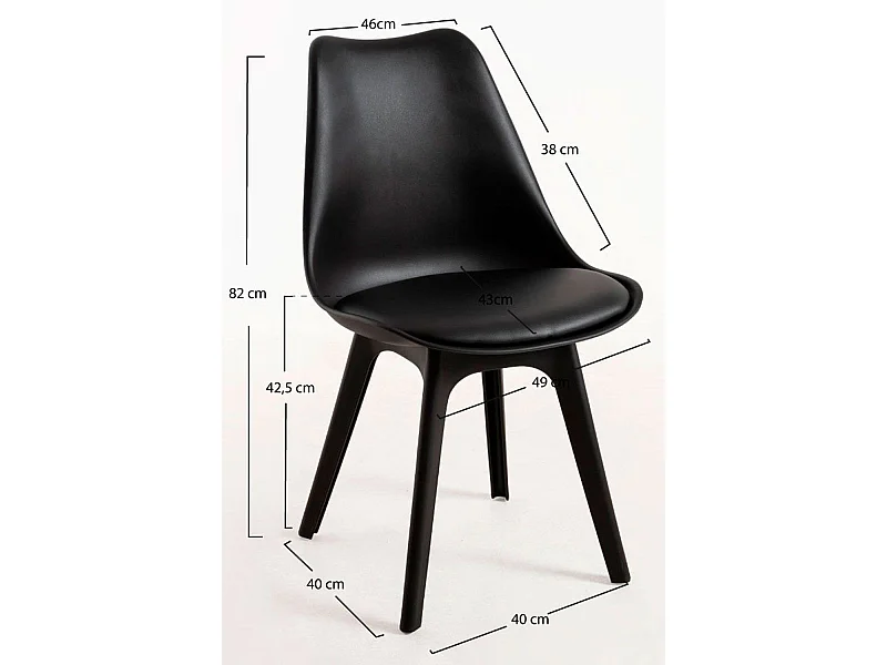 Sillas Jardín - Silla Synk Suprym - Negro