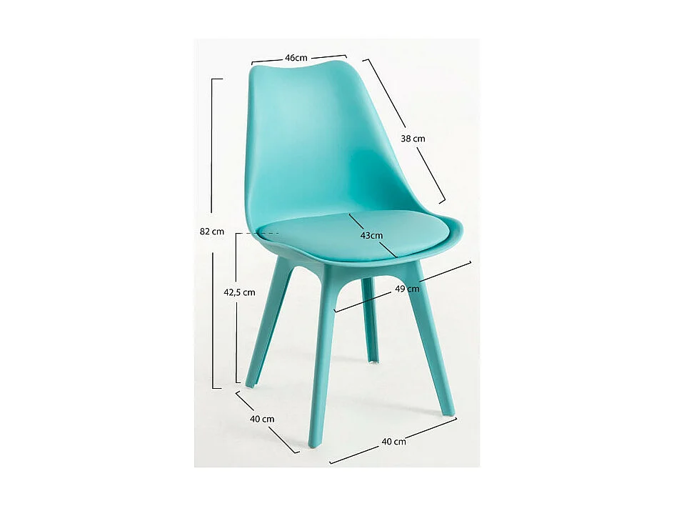 Silla Synk Suprym - Aguamarina