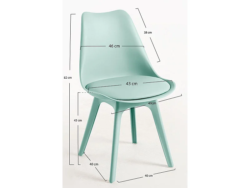 Sillas Jardín - Silla Synk Suprym - Celadón