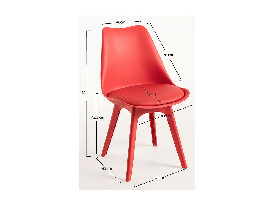 Silla Synk Suprym - Rojo