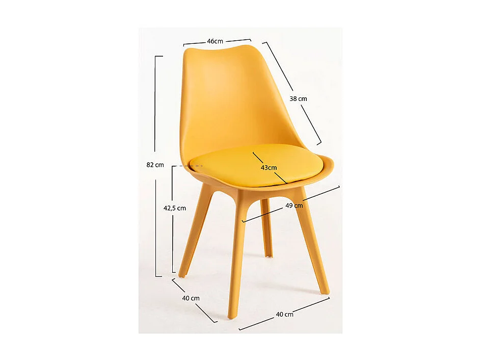 Silla Synk Suprym - Amarillo