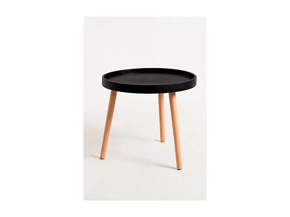 Mesas Auxiliares - Mesa Kaffe - Negro
