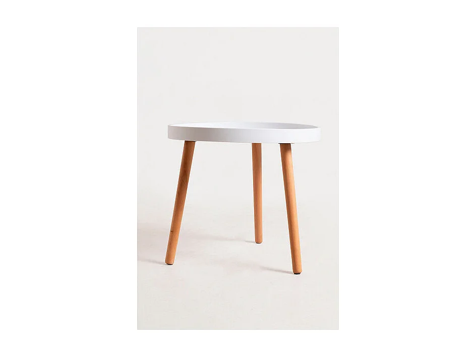 Mesas Auxiliares - Mesa Kaffe - Blanco