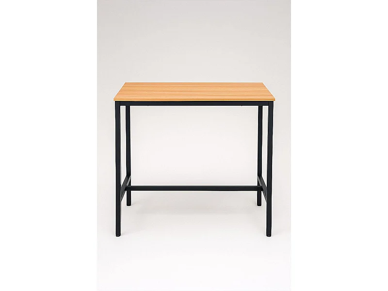 Mesas Bar - Mesa Biro Alta Rectangular - Madera Natural
