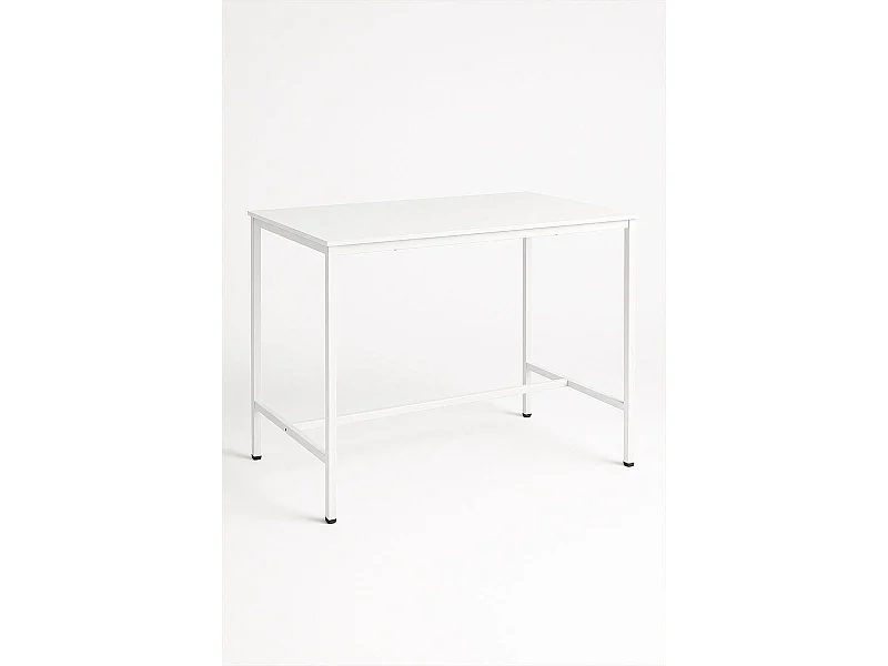Mesas Bar - Mesa Biro Alta Rectangular - Blanco