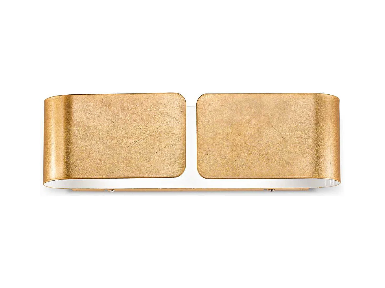 Ideal Lux Clip Grande applique murale d'intérieur à 2 ampoules, or, E27