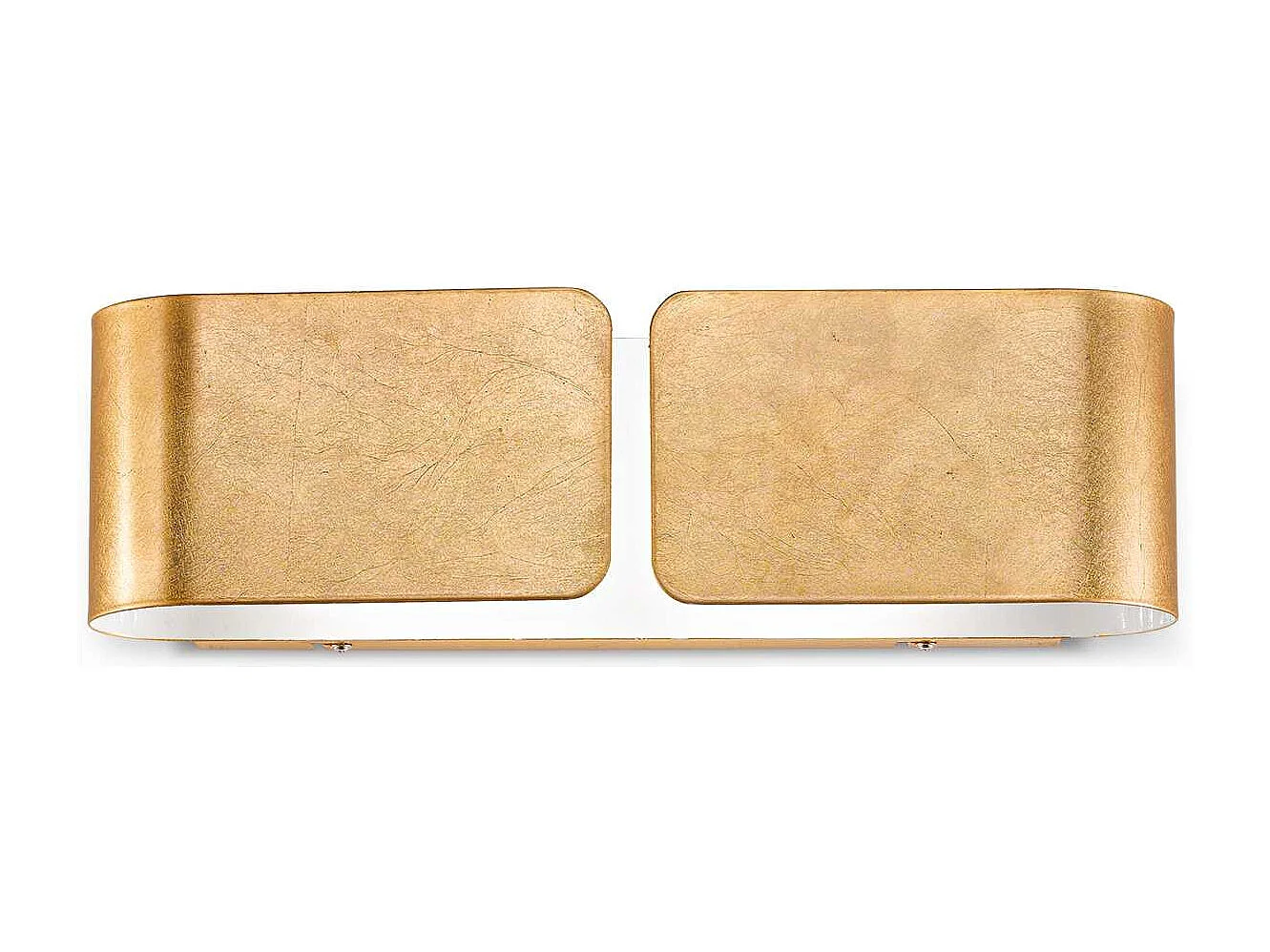 Ideal Lux Clip Grande applique murale d'intérieur à 2 ampoules, or, E27