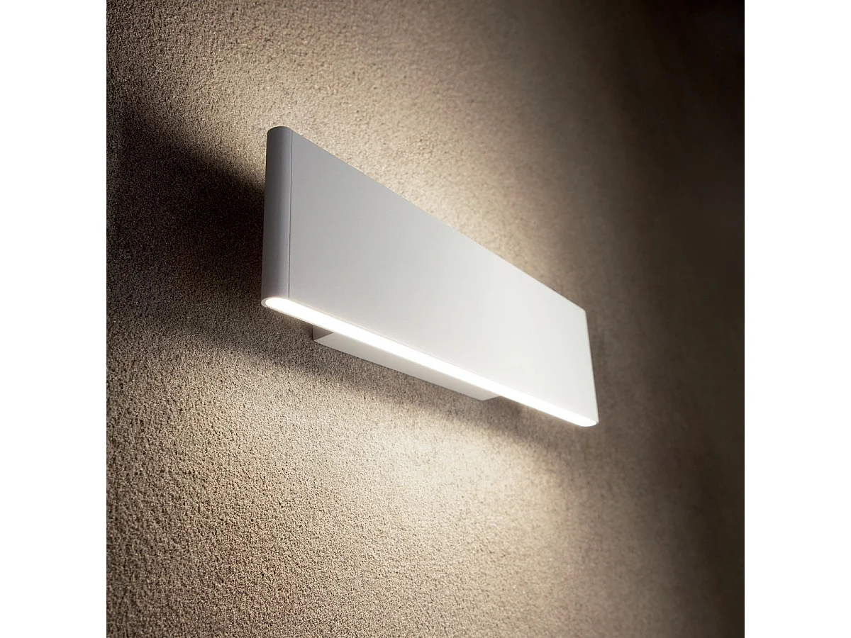 Ideal Lux Desk Applique Murale LED 2 Lumière Up & Down Blanc