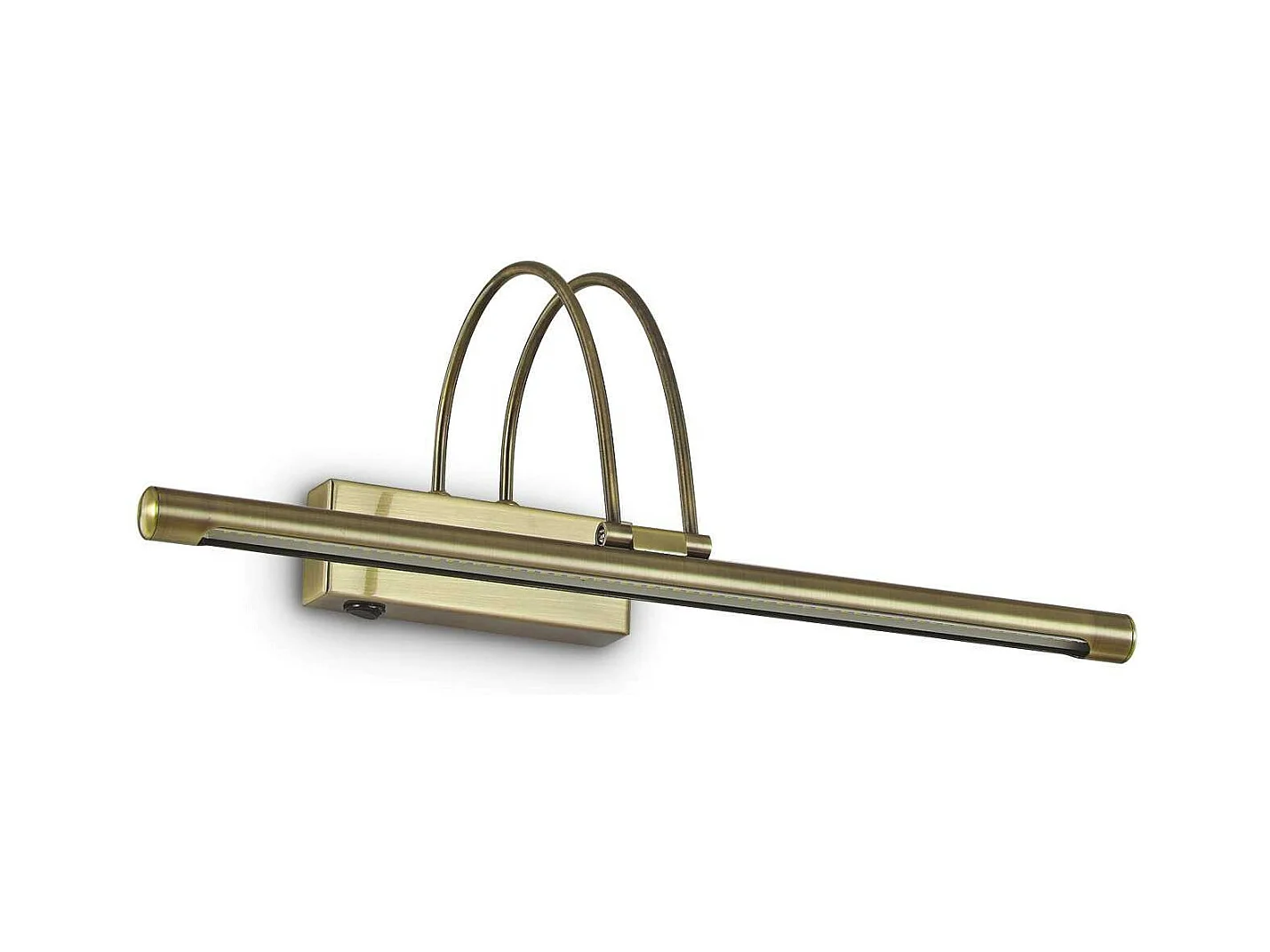 Ideal Lux Bow Applique murale à LED de taille moyenne en laiton antique