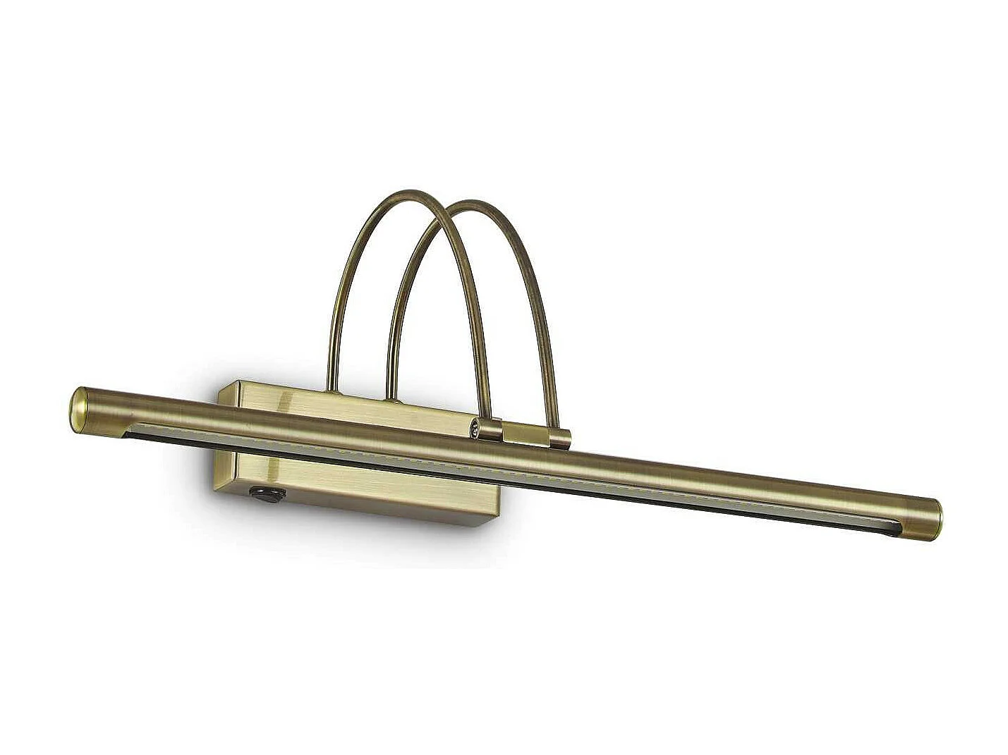 Ideal Lux Bow Applique murale à LED de taille moyenne en laiton antique