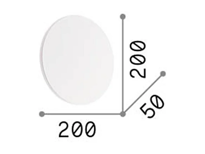 Ideal Lux Cover Applique Murale LED 1 Lumière Blanc