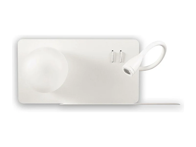 Ideal Lux Book - Aplique LED 2 luces Blanca, G9