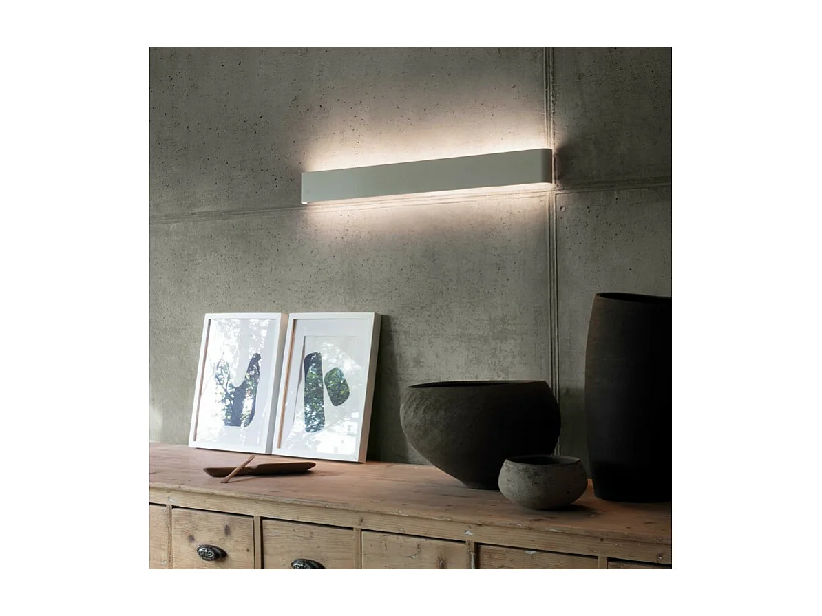 DELTA AP D061 3000K, Applique Blanche, Ideal Lux