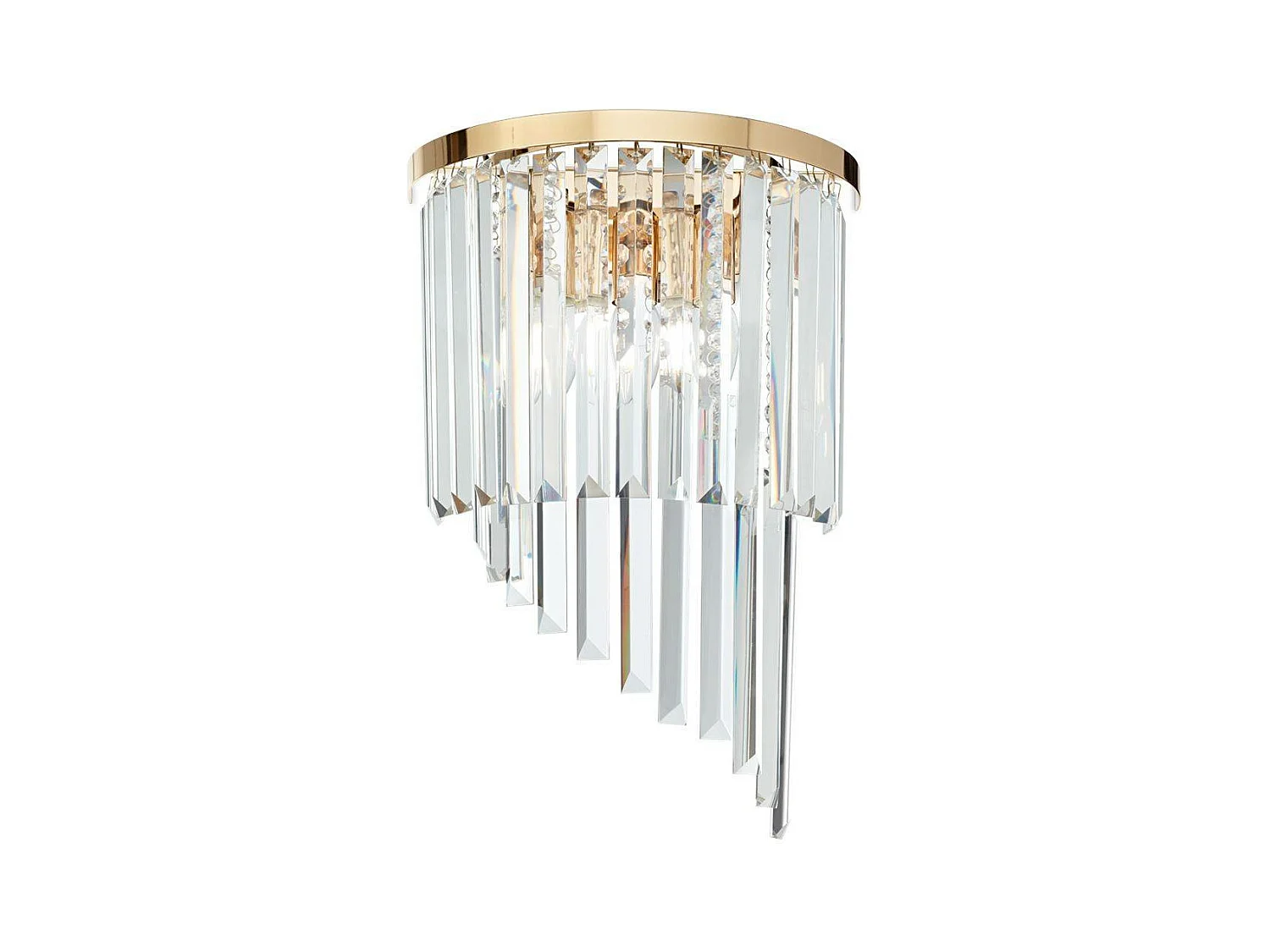 Ideal Lux Carlton Applique murale à 3 ampoules Or, E14