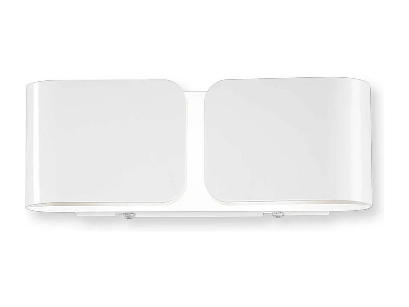 Ideal Lux Clip Petite applique murale d'intérieur à 2 ampoules, blanc, G9