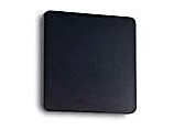 COVER AP D20 CARRÉ Noir, Applique, Ideal Lux