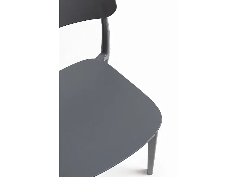 Packs Sillas Jardín - Pack 4 Sillas Bri - Gris oscuro