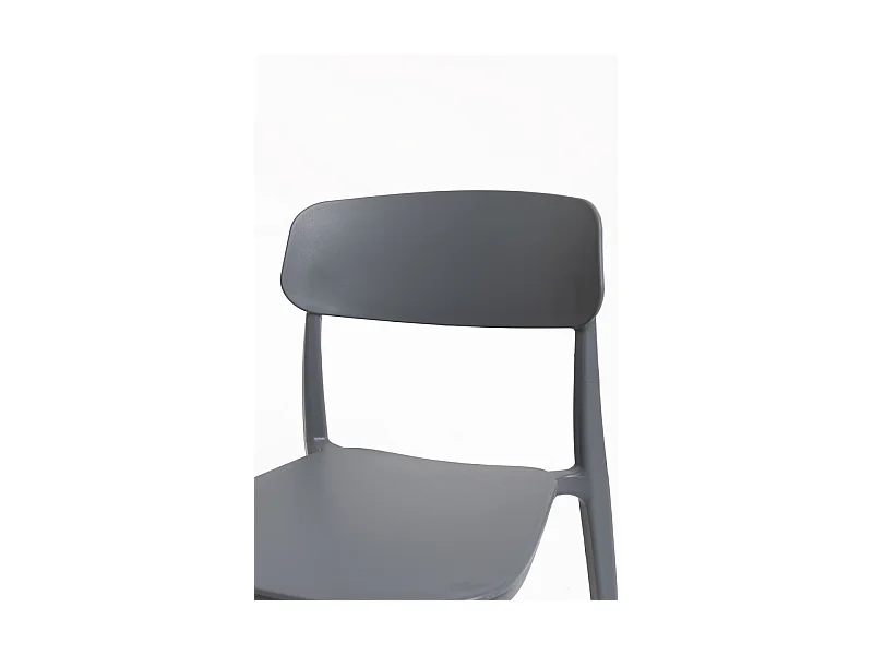 Packs Sillas Jardín - Pack 4 Sillas Bri - Gris oscuro