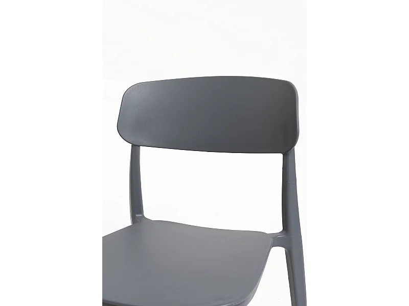 Packs Sillas Jardín - Pack 4 Sillas Bri - Gris oscuro