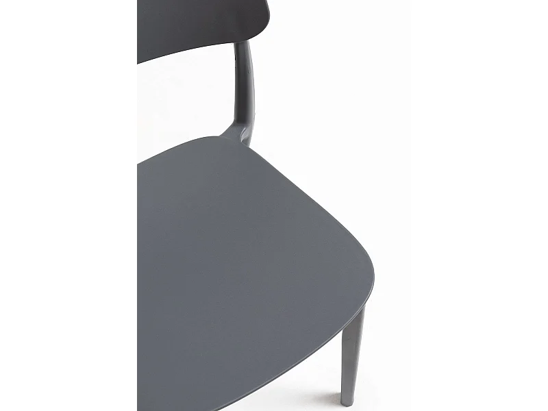 Packs Sillas Jardín - Pack 6 Sillas Bri - Gris oscuro