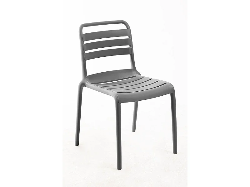 Sillas Jardín - Silla Belia - Gris oscuro