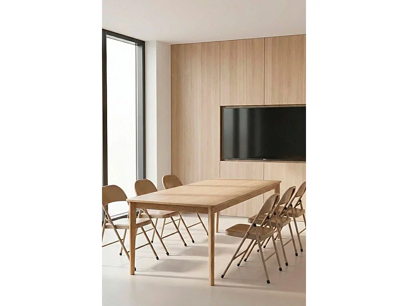 Packs Sillas Plegables - Pack 6 Sillas plegables para eventos Niza - Marrón