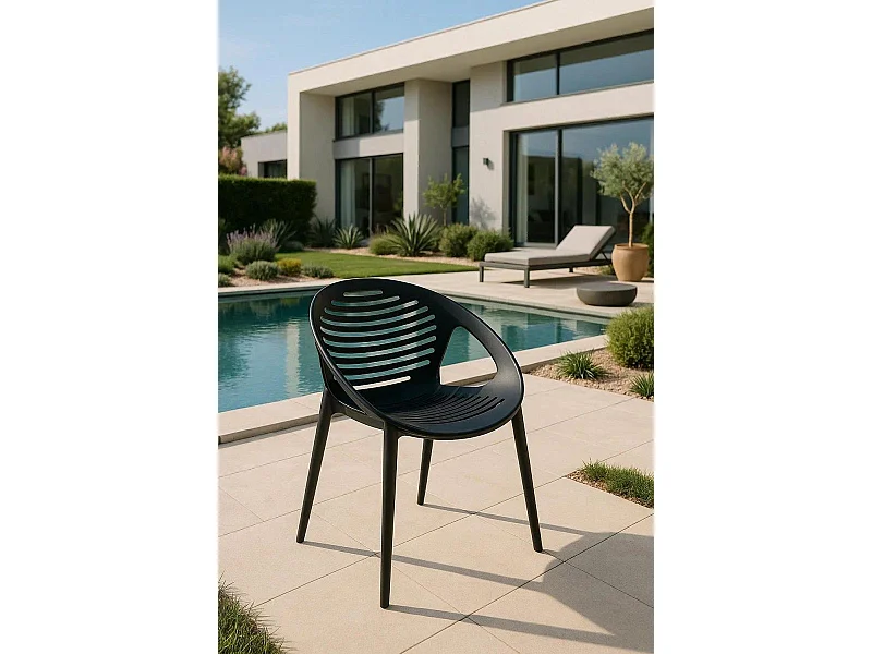 Sillas Jardín - Silla Cenda - Negro
