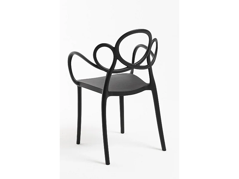 Sillas Jardín - Silla Sky con Reposabrazos - Negro